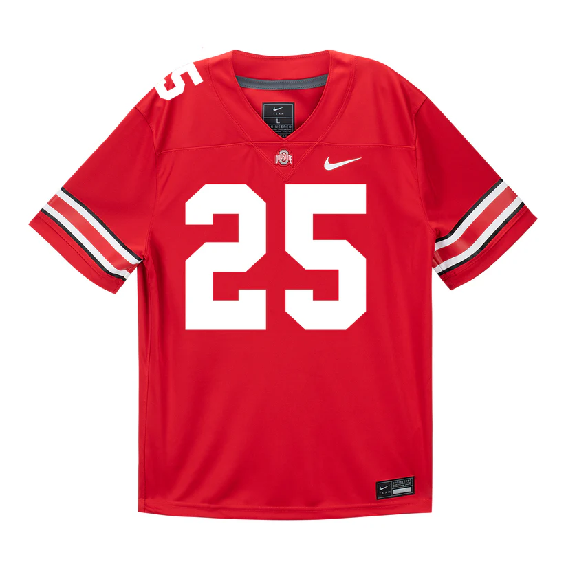 Ohio State Buckeyes #25 Bo Jackson F.U.S.E. Limited Scarlet College Football Game Jersey Ohio State Buckeyes #25 Bo Jackson F.U.S.E. Limited Scarlet College Football Game Jersey