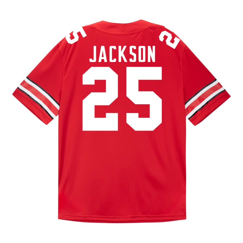 Ohio State Buckeyes #25 Bo Jackson F.U.S.E. Limited Scarlet College Football Game Jersey
