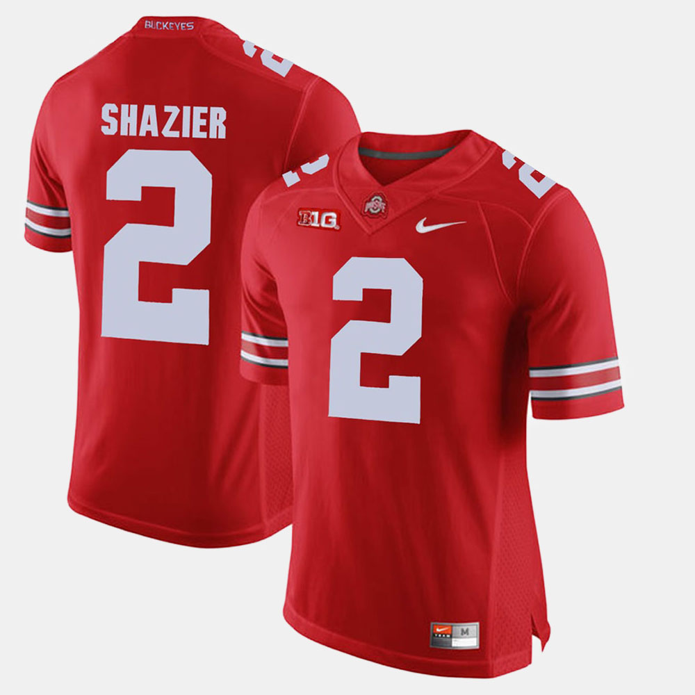Men's Ohio State Buckeyes #2 Ryan Shazier Nike Scarlet College Football Jersey