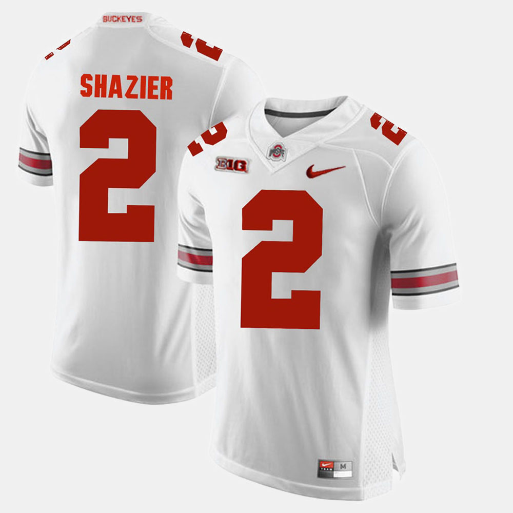 Men's Ohio State Buckeyes #2 Ryan Shazier Nike White College Football Jersey