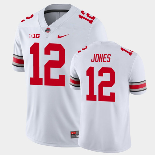 Men's Ohio State Buckeyes #12 Cardale Jones Nike White Limited College Football Jersey