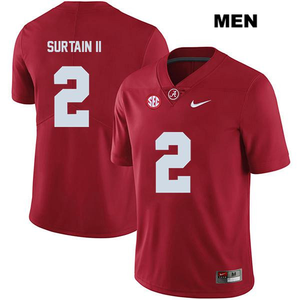 Patrick Surtain II Alabama Crimson Tide Men's Jersey - #2 NCAA Crimson Game