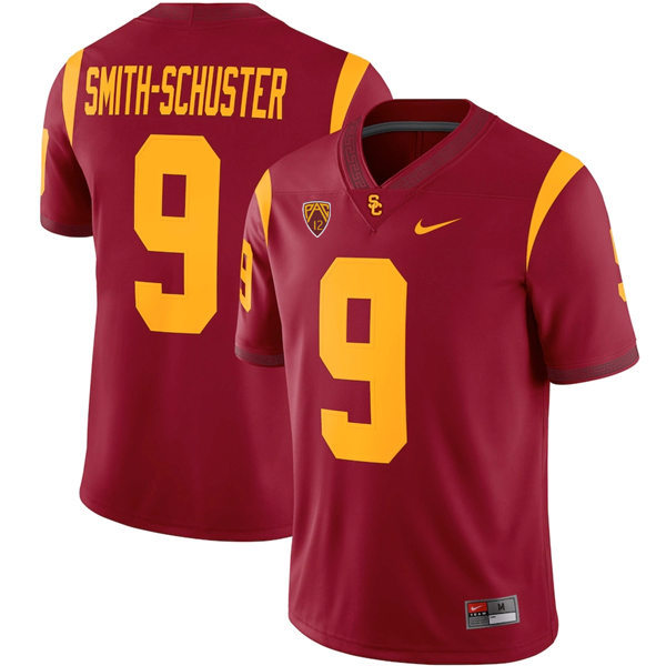 Men's USC Trojans #9 JuJu Smith-Schuster Cardinal Nike College Football Jersey - with Name