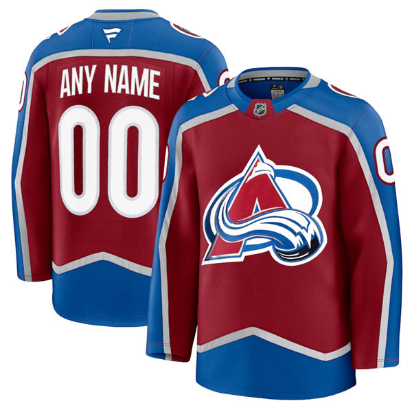 Womens Colorado Avalanche Custom Fanatics Burgundy Home Primegreen Player Jersey
