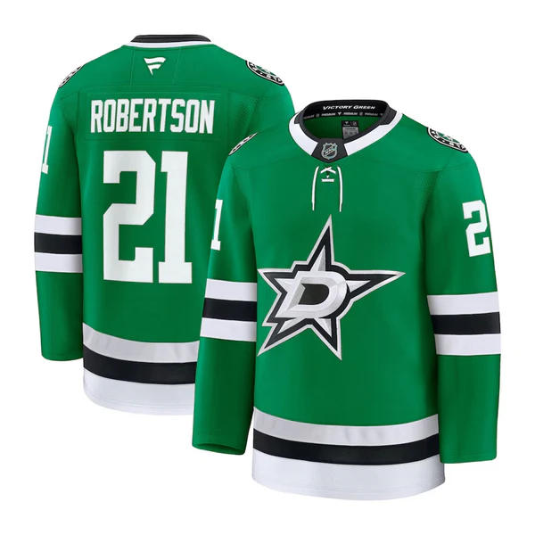 Youth Dallas Stars #21 Jason Robertson Fanatics Home Kelly Green Player Jersey