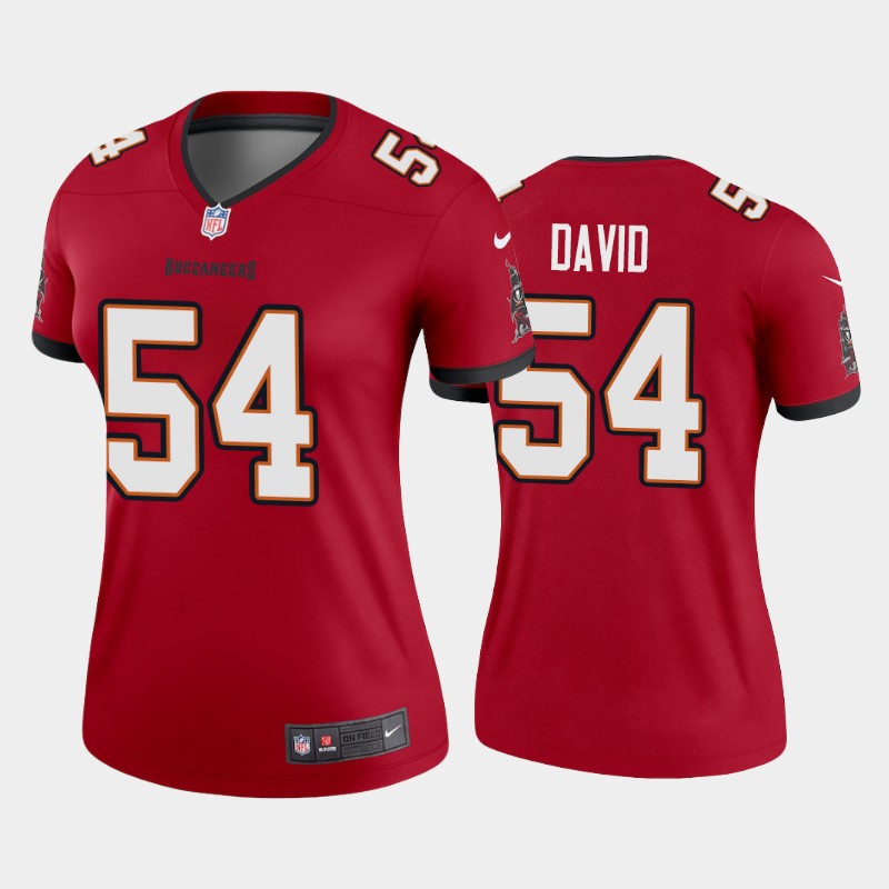 Womens Tampa Bay Buccaneers #54 Lavonte David Nike Red Limited Jersey