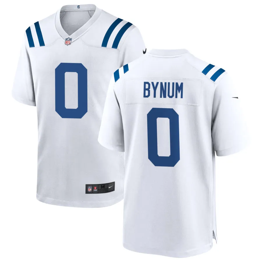 Mens Indianapolis Colts #0 Camryn Bynum Nike White F.U.S.E.Vapor Limited Player Jersey