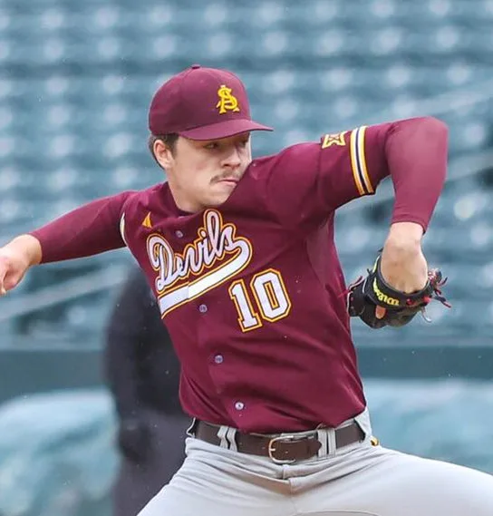 Arizona State Sun Devils #10 Jack Martinez Maroon 2025 XII Baseball Reversible Retro  Jersey