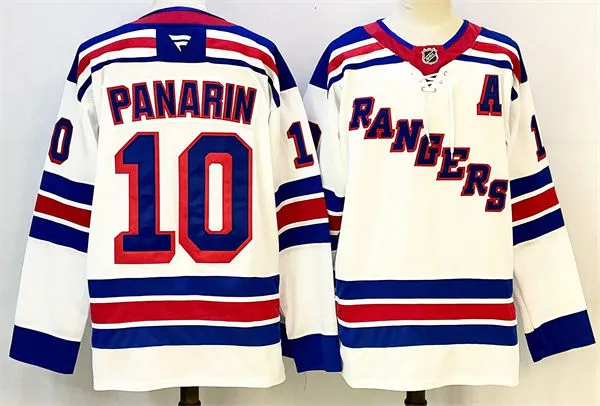 Youth New York Rangers #10 Artemi Panarin Fanatics White Jersey