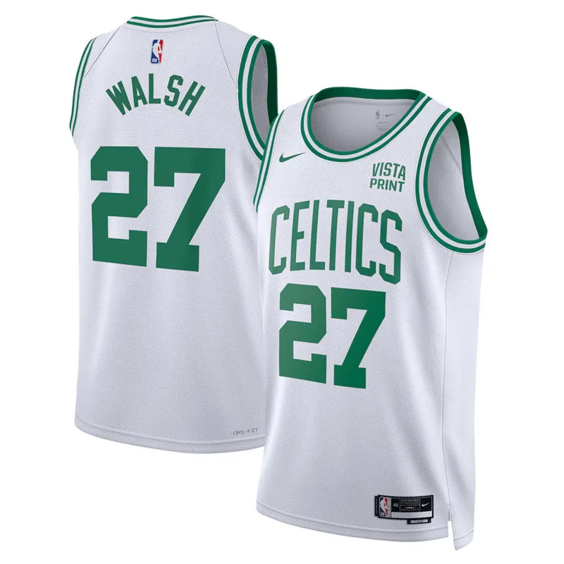 Mens Boston Celtics #27 Jordan Walsh White Association Edition Swingman Jersey
