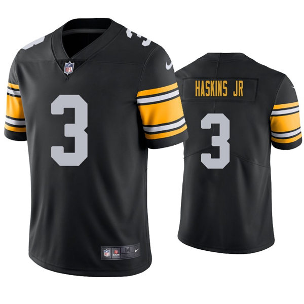 Men's Pittsburgh Steelers #3 Dwayne Haskins Nike Black Player Game Football Jersey
