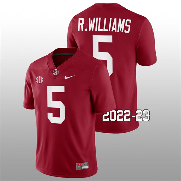 Men's Youth Alabama Crimson Tide #5 Roydell Williams Nike Crimson College Game Football Jersey