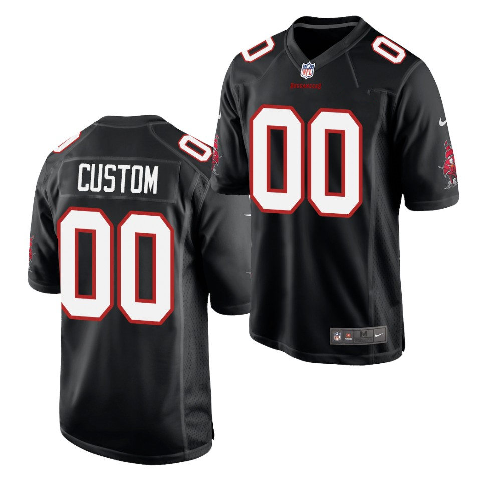 Mens Tampa Bay Buccaneers Custom Warren Sapp Derrick Brooks Lavonte David Mike Alstott Nike Black Limited Jersey