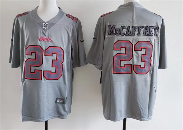 Men's San Francisco 49ers #23 Christian McCaffrey Nike Atmosphere Fashion Game Jersey - Gray
