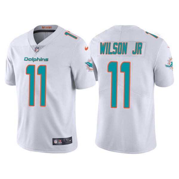 Mens Miami Dolphins #11 Cedrick Wilson Jr. Nike White Vapor Limited Jersey