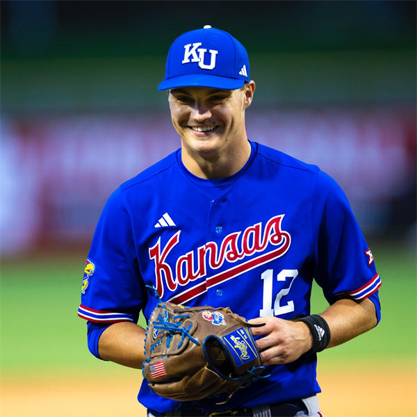Men's Youth Womens Kansas Jayhawks Custom adidas Roayl College Baseball Reverse Retro Jersey