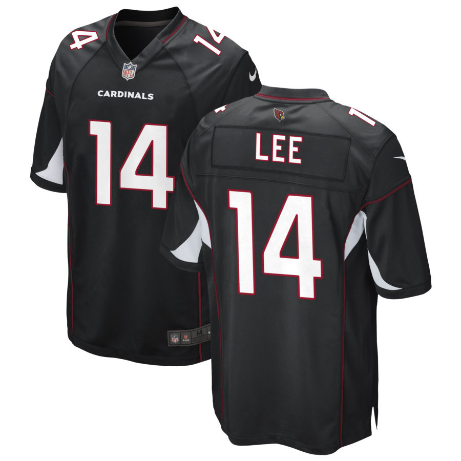 Mens Arizona Cardinals #14 Andy Lee Nike Alternate Black Vapor Limited Jersey