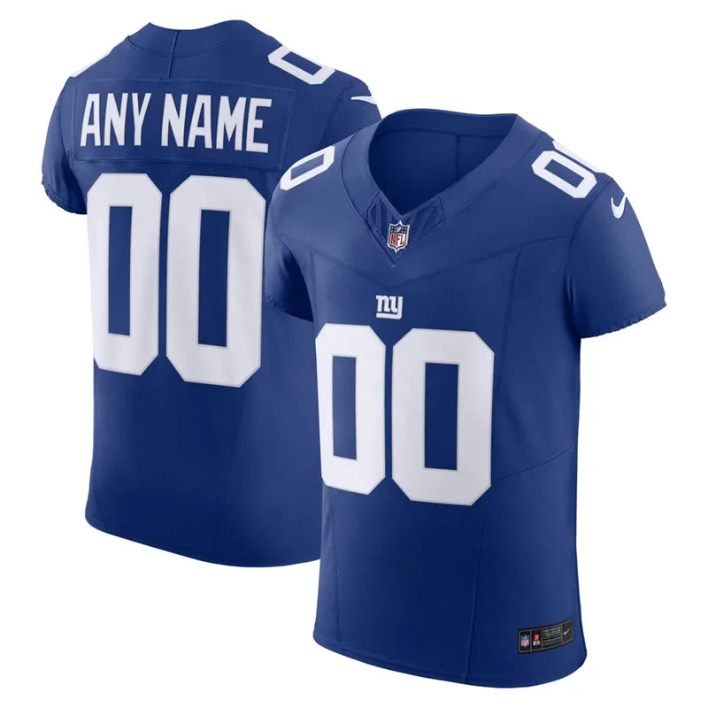New York Giants Custom Nike Royal Vapor F.U.S.E. Limited Jersey