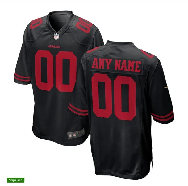 San Francisco 49ers Custom Nike Black Alternate Vapor F.U.S.E. Limited Jersey