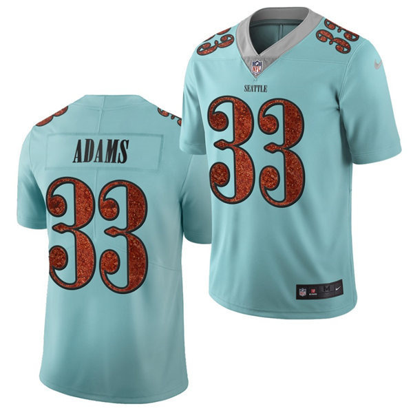 Men's Seattle Seahawks #33 Jamal Adams Nike NFL City Edition Vapor Limited Jersey