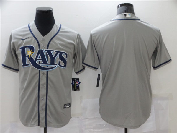 Mens Tampa Bay Rays Blank Nike Gray Road Cool Base Team Jersey