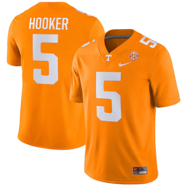 Men's Tennessee Volunteers #5 Hendon Hooker Nike 2021 Orange College Football Game Jersey