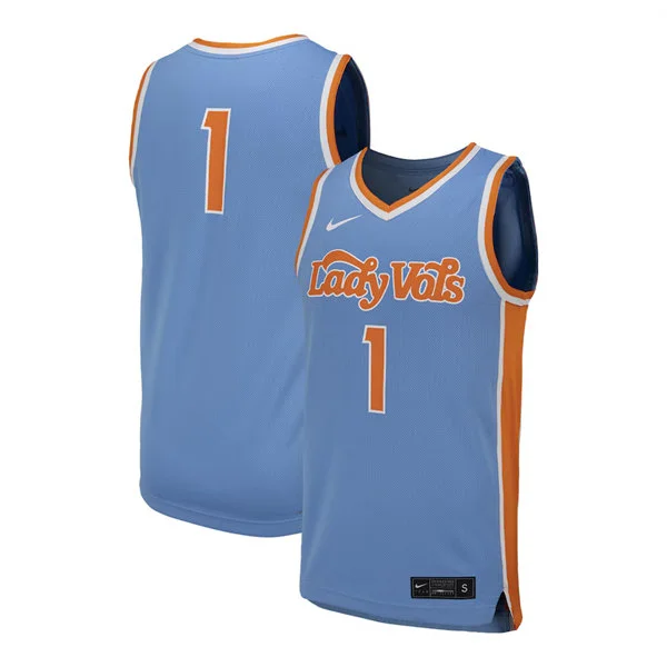 Tennessee Volunteers Custom Nike Blue LadyVols Basketball Jersey