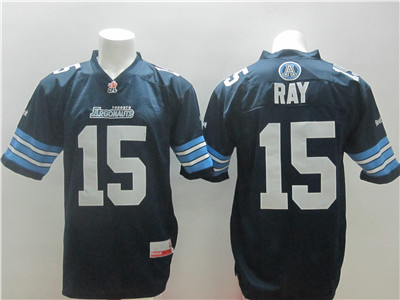 CFL Toronto Argonauts #15 Ricky Ray Blue Jersey