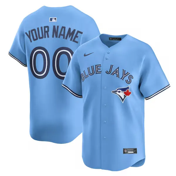Toronto Blue Jays Custom Nike Powder Blue Alternate Limited Jersey