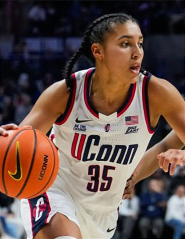 Unisex UConn Huskies #35 Azzi Fudd Nike White Throwback Basketball Jersey