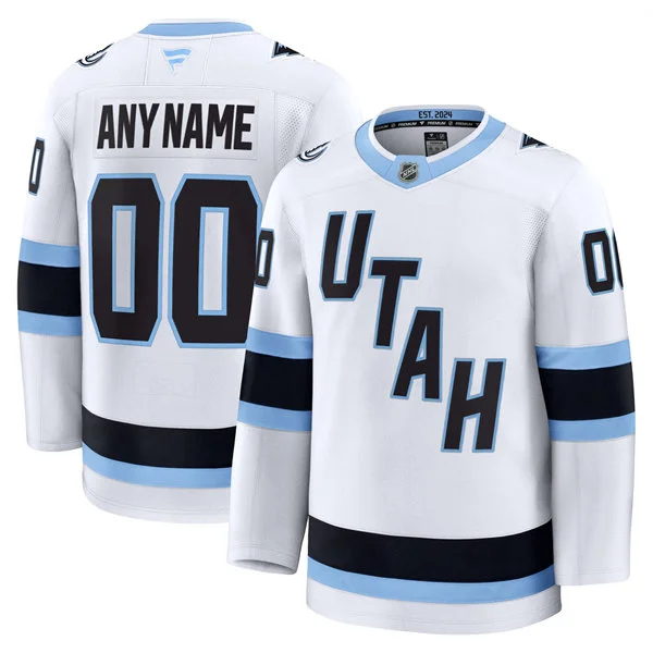 Mens Youth Utah Mammoth Custom Fanatics 2025 Away White Jersey