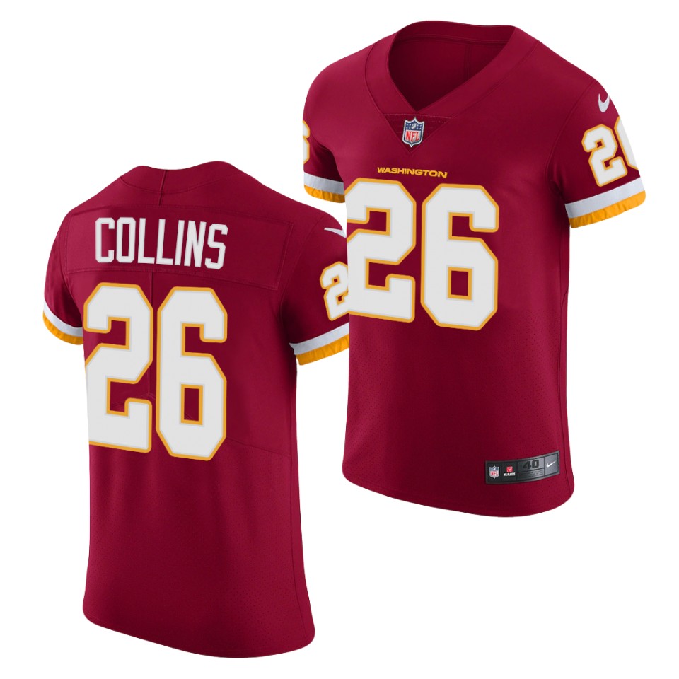 Mens Washington Football Team #26 Landon Collins Nike Burgundy Game Football Jersey