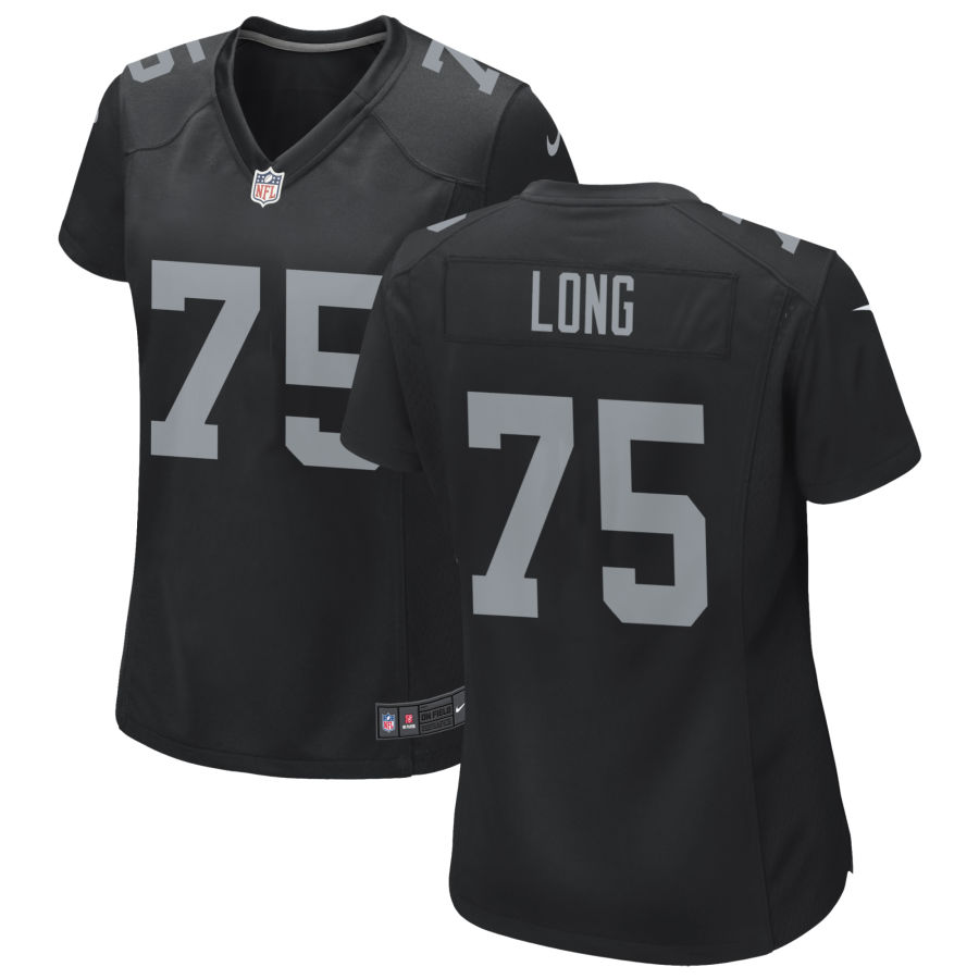 Womens Oakland Raiders #75 Howie Long Nike Black Game Jersey