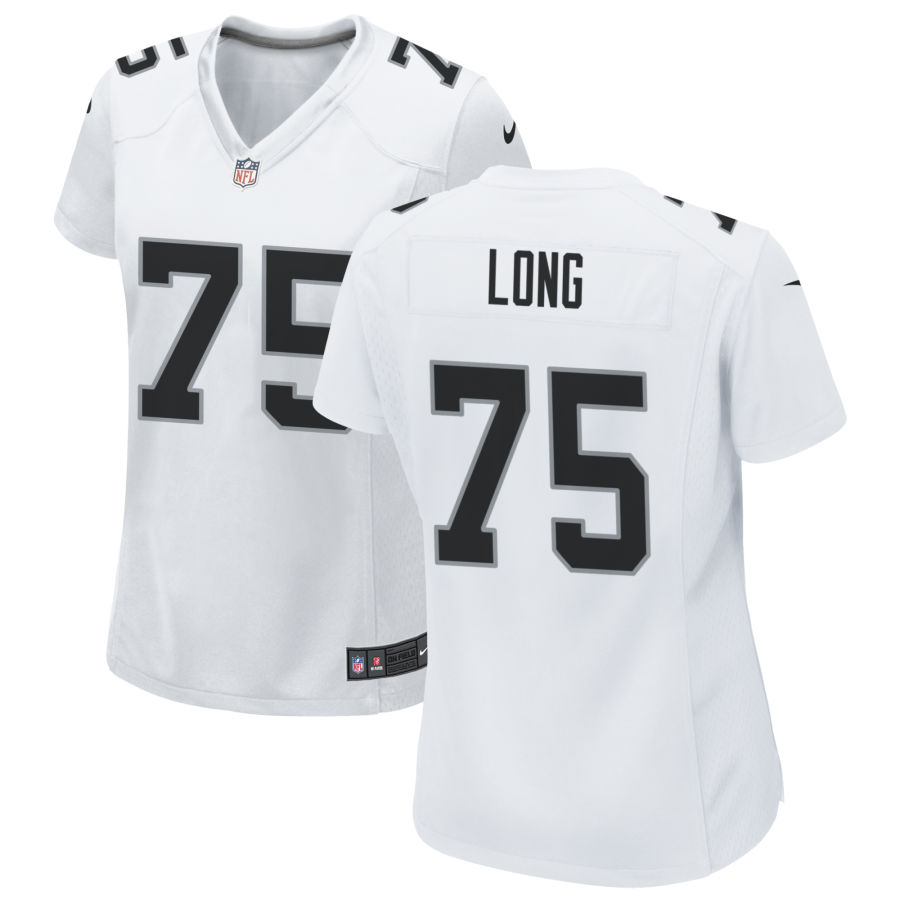 Womens Oakland Raiders #75 Howie Long Nike White Game Jersey