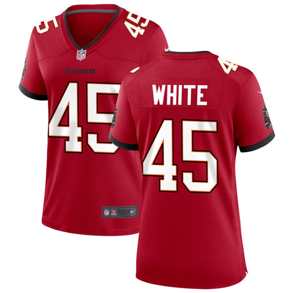 Women's Tampa Bay Buccaneers #45 Devin White Nike Red Jersey