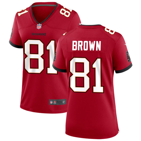 Women's Tampa Bay Buccaneers #81 Antonio Brown Nike Red Jersey