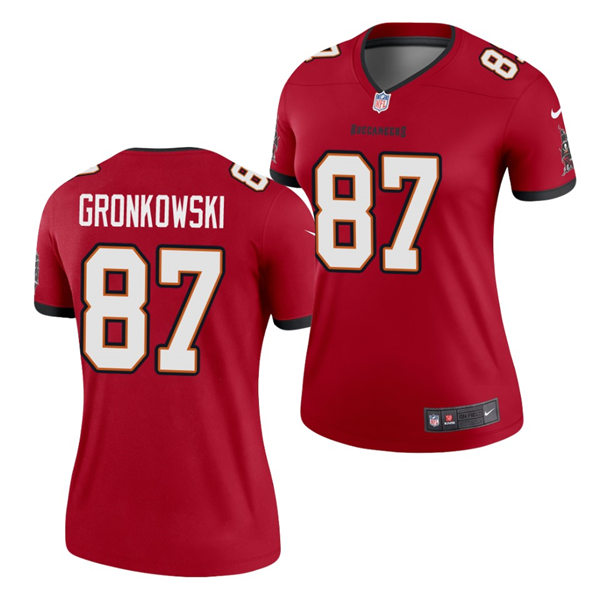 Women's Tampa Bay Buccaneers #87 Rob Gronkowski Nike Red Jersey