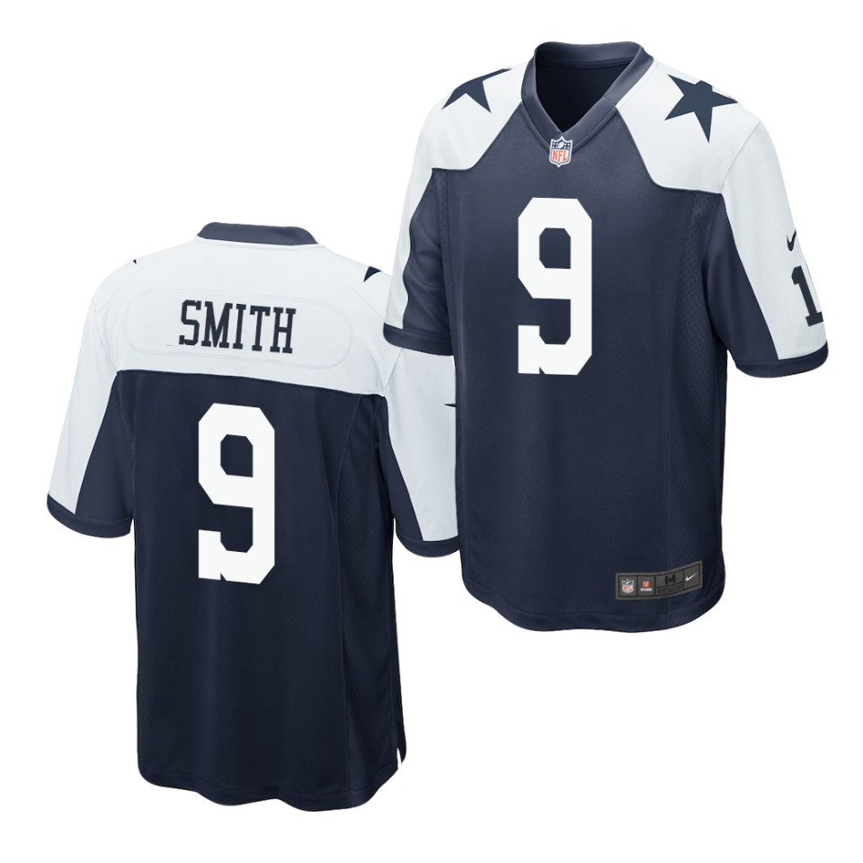 Womens Dallas Cowboys #9 Jaylon Smith Nike Navy Alternate Vapor Limited Jersey