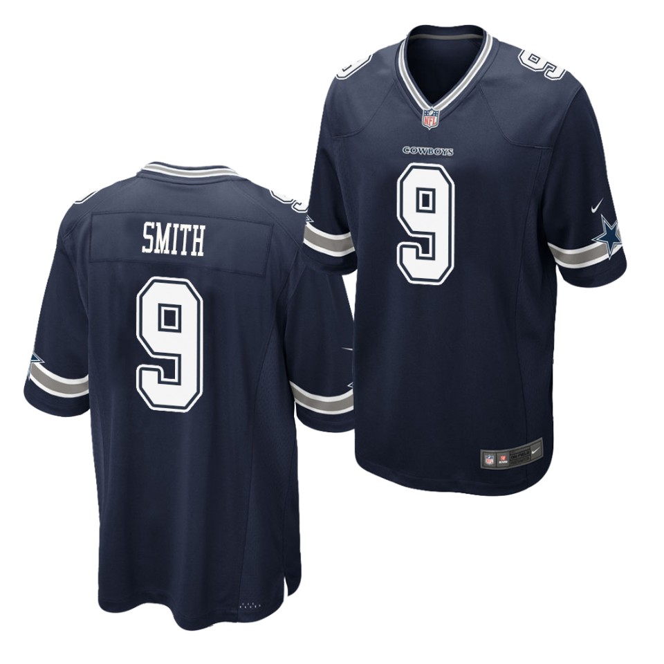 Womens Dallas Cowboys #9 Jaylon Smith Nike Navy Limited Jersey
