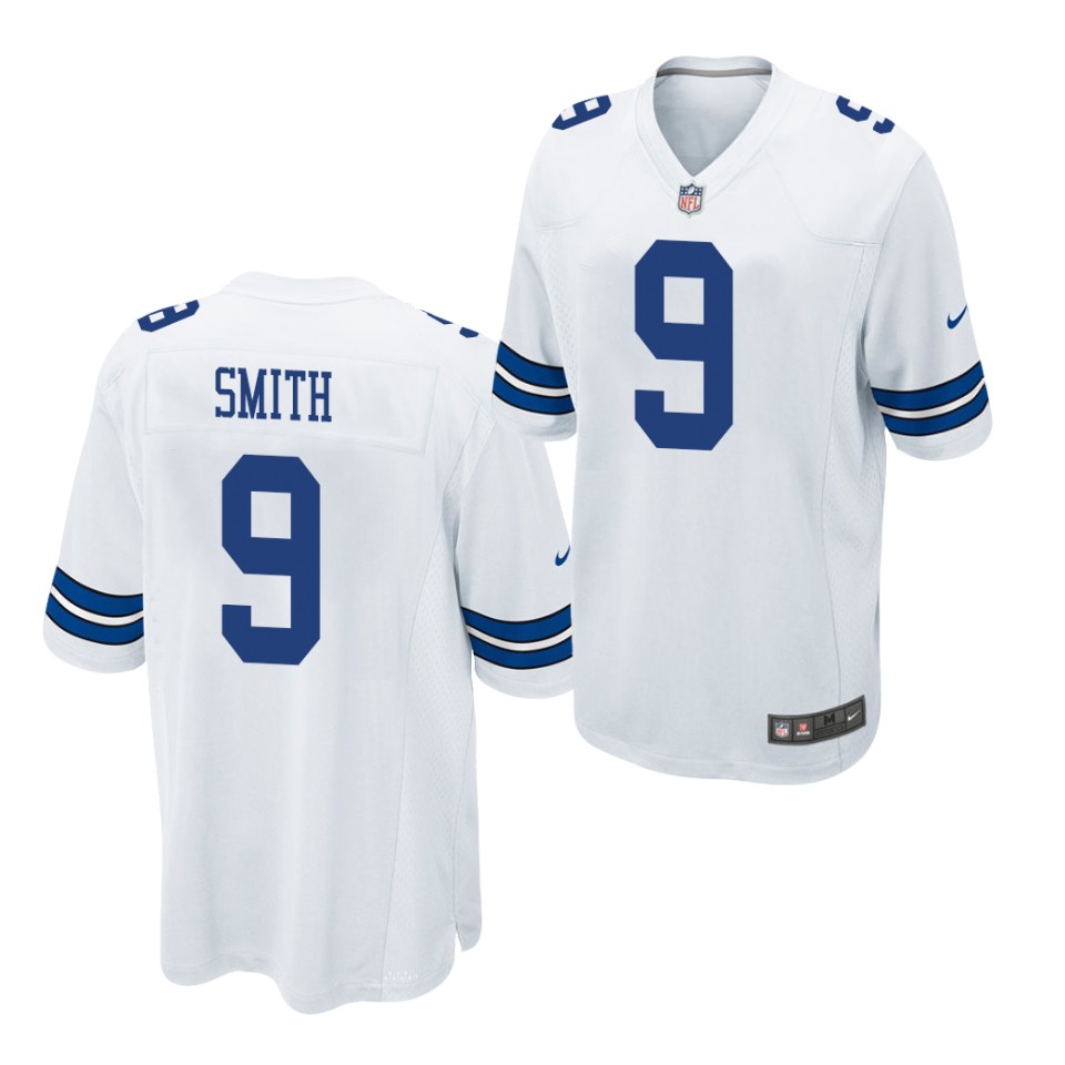 Womens Dallas Cowboys #9 Jaylon Smith Nike White Vapor Untouchable Limited Jersey