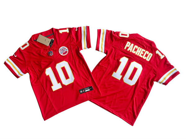 Youth Kansas City Chiefs #10 Isiah Pacheco Red Vapor F.U.S.E. Limited Jersey