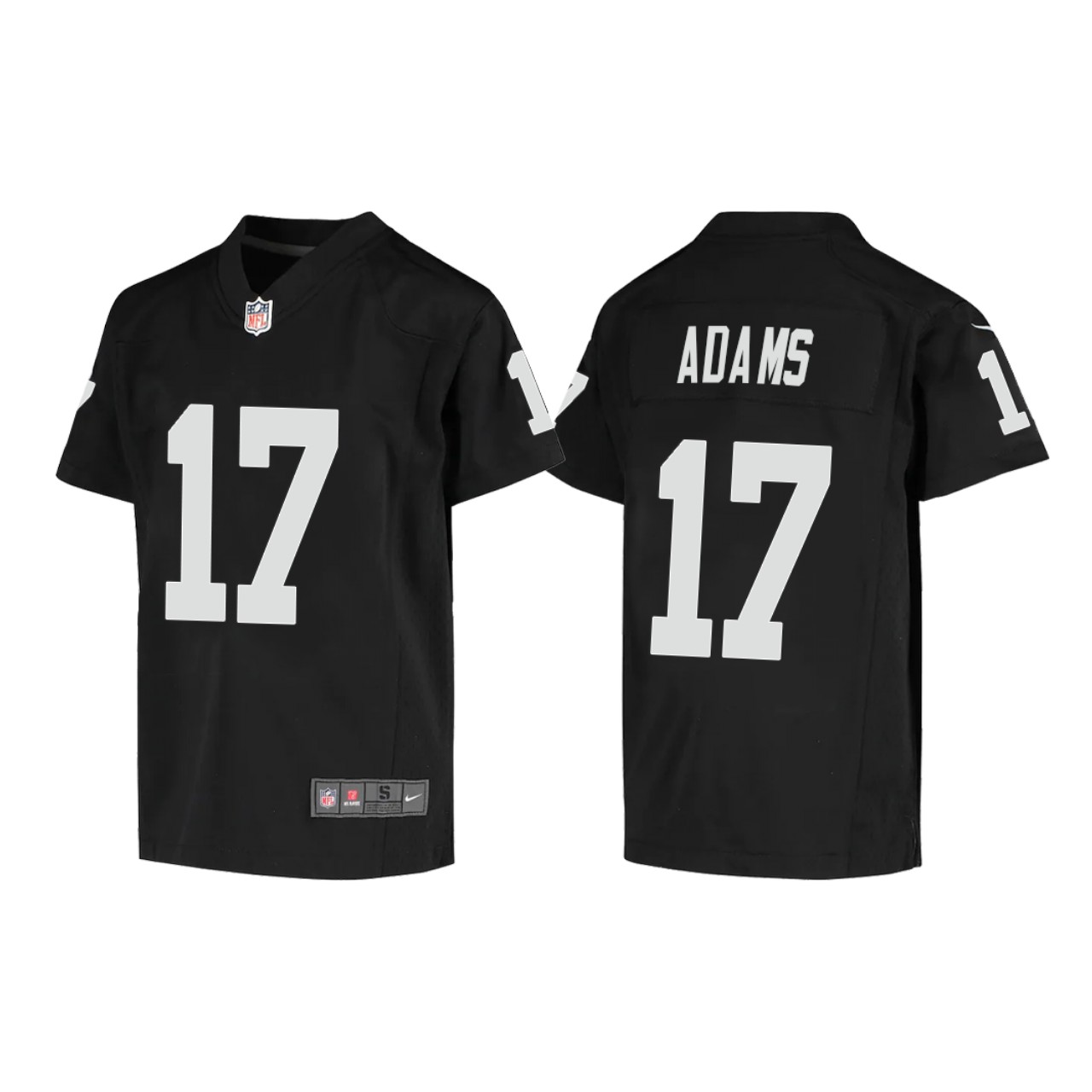 Youth Las Vegas Raiders #17 Davante Adams Nike Black Limited Jersey