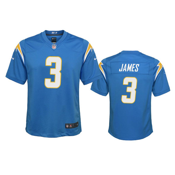 Youth Los Angeles Chargers #3 Derwin James  Jr. Nike Powder Blue Stitched Limited Jersey