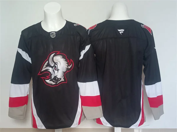 Men's Buffalo Sabres Blank Black alternate 2022-23 Goathead Team Jersey