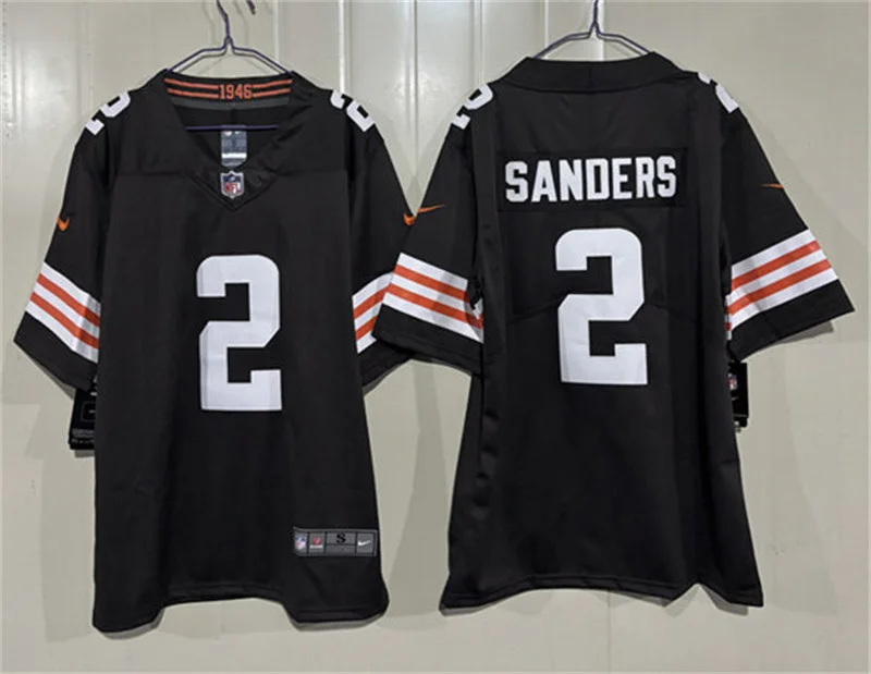 Youth Cleveland Browns #2 Shedeur Sanders Nike Brown Home Limited Jersey