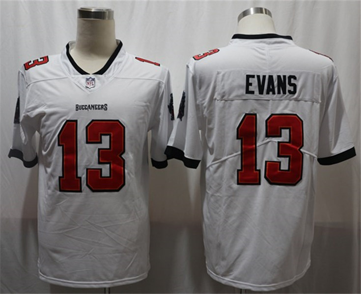 Men's Nike #13 Mike Evans White Tampa Bay Buccaneers Vapor Limited Jersey