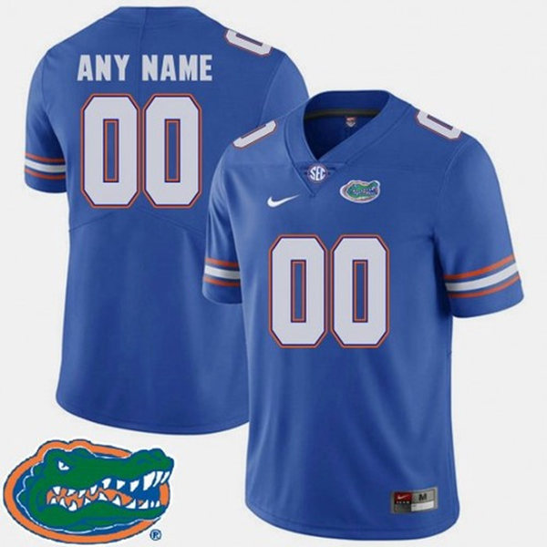 Mens Florida Gators Custom Nike Royal Football Jersey