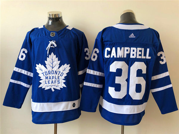 Men's Toronto Maple Leafs #36 Jack Campbell adidas Home Blue Player Jersey