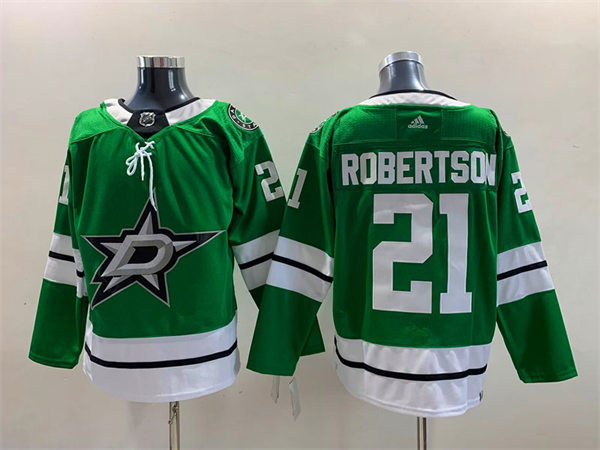 Mens Dallas Stars #21 Jason Robertson adidas Green Jersey