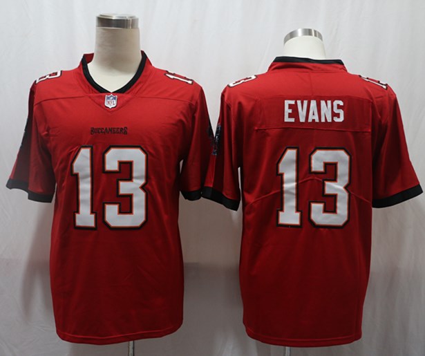 Men's Nike #13 Mike Evans Red Tampa Bay Buccaneers Vapor Limited Jersey